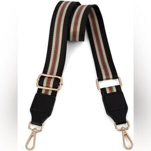 Montana West Adjustable Handbag Replacement Strap in Black, Beige, Green/Red